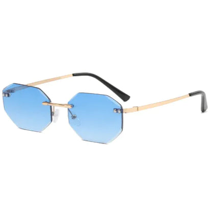 AZUREVIA Luxury Frameless Polygon Sunglasses