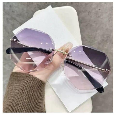 AZUREVIA Luxury Frameless Polygon Sunglasses