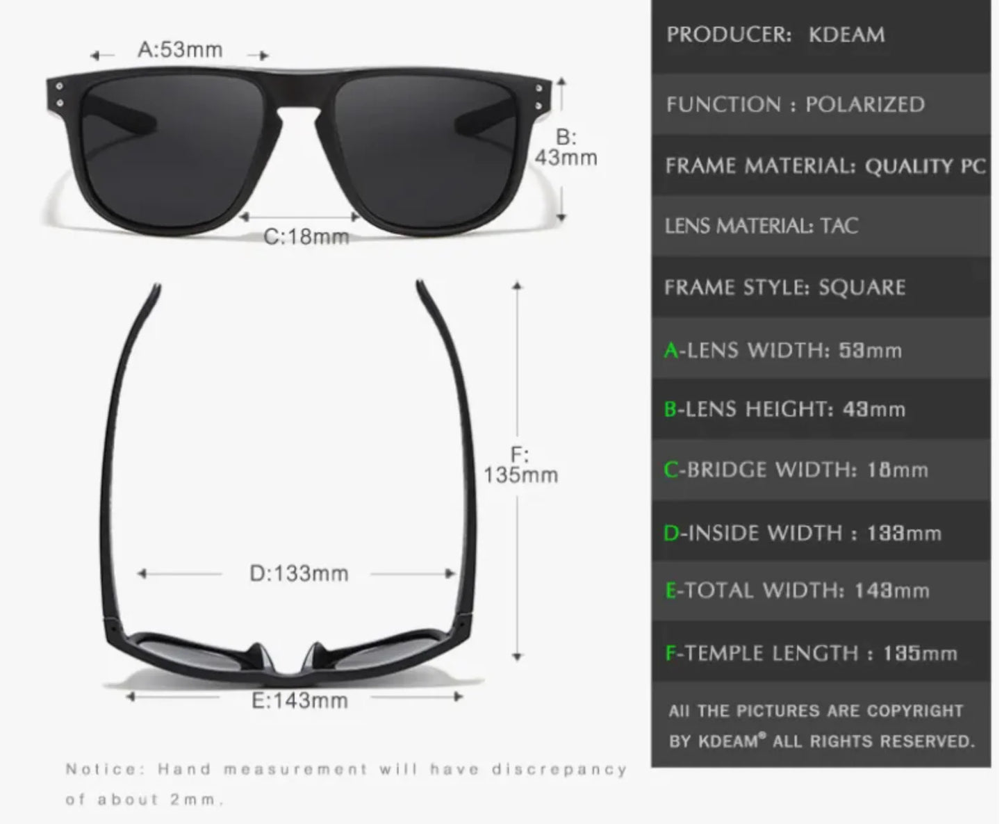 AZUREVIA Luxury Polarized UV400 Sunglasses