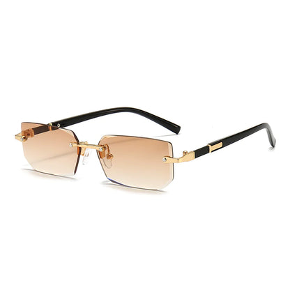 AZUREVIA Luxury Rimless Fashion Sunglasses