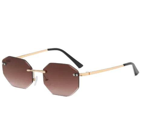 AZUREVIA Luxury Frameless Polygon Sunglasses