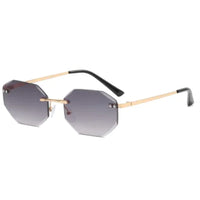 AZUREVIA Luxury Frameless Polygon Sunglasses