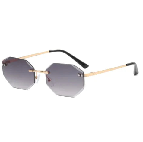 AZUREVIA Luxury Frameless Polygon Sunglasses