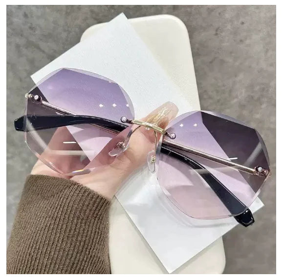 AZUREVIA Luxury Frameless Polygon Sunglasses